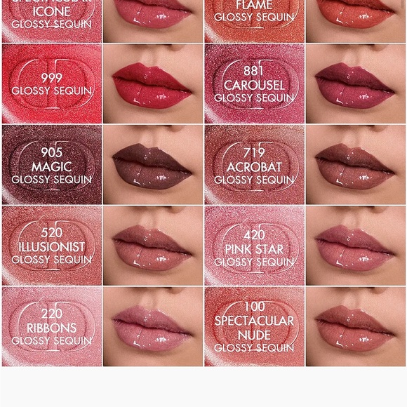 Dior Rouge Dior Sequin Liquid Duo – 100 Spectacular Nude (Sold Out Shade) NEW - Picture 2 of 4